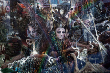 Nachmittag · 600 × 330 cm - Painting by Michael Kunze